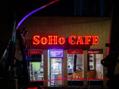 SoHo Cafe during Hennepin Ave construction