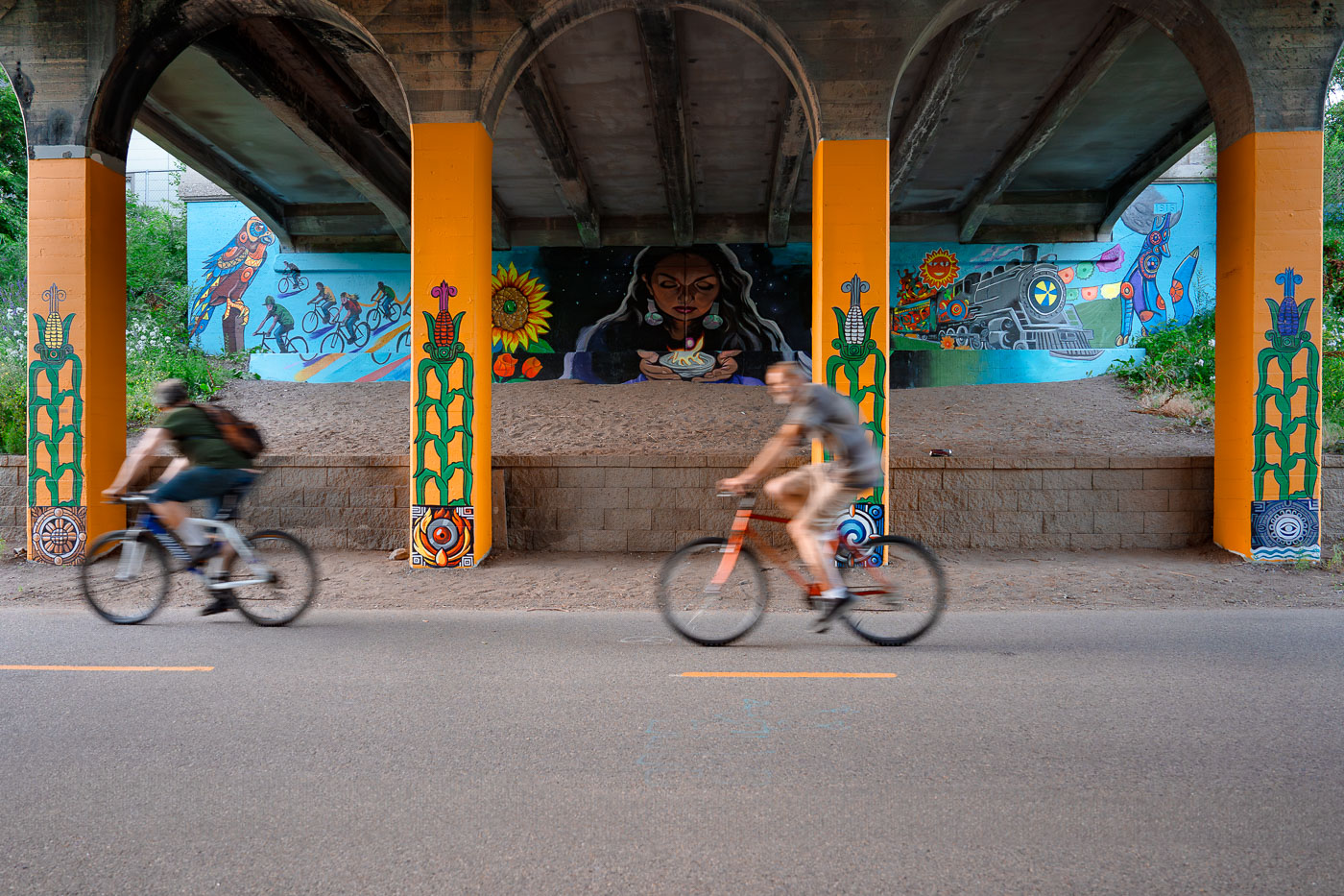 2025 Mural on Minneapolis Midtown Greenway