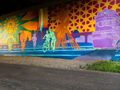 Cadex & Ethan Herrera Mural, Midtown Greenway, Minneapolis 2025