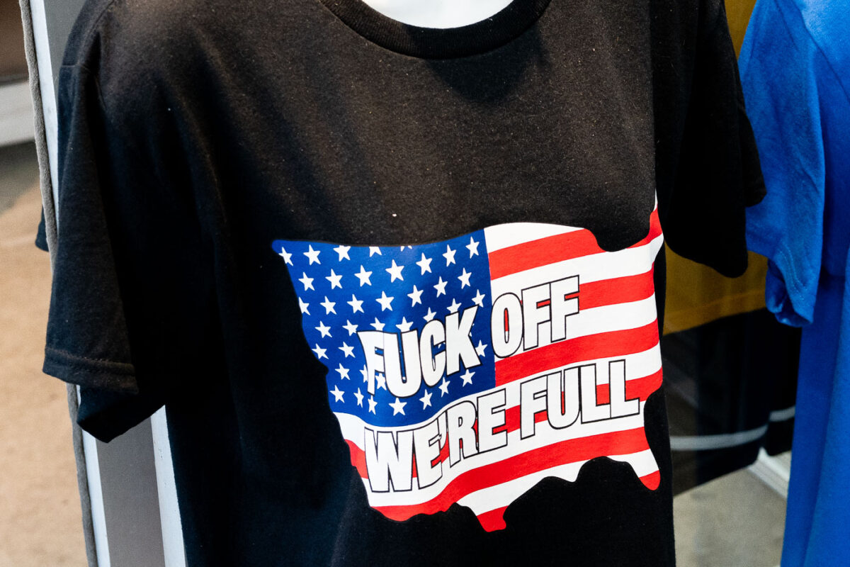 Fuck off were full shirt sold in Wisconsin Dells