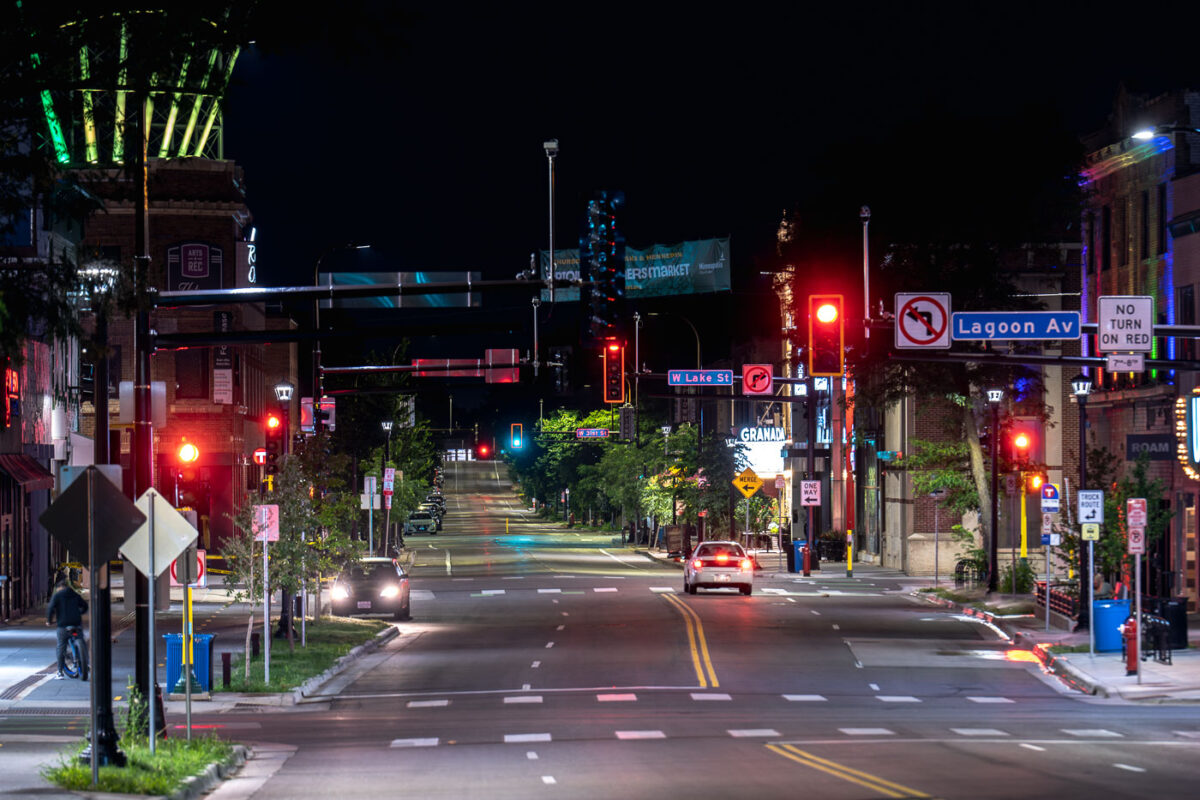 Hennepin Avenue after road construction