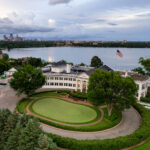 The Minikahda Club golf club that looks over Bde Maka Ska in Minneapolis.