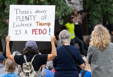 Protesters in Downtown Minneapolis as part of nationwide “Good trouble lives on” protests.

Organizers say “Good Trouble Lives On is a national day of action to respond to the attacks on our civil and human rights by the Trump administration. Together, we’ll remind them that in America, the power lies with the people.”

After gathering at the Hennepin County Government Center listening to speakers such as Toussaint Morrison, Nekima Levy Armstrong, and Lieutenant Governor Peggy Flanagan they marched through Downtown Minneapolis.