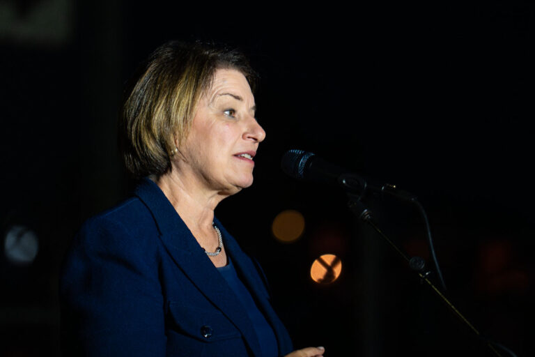 Amy Klobuchar at Minneapolis vigil 3 The Minneapolis community gathered at Lynnhurst Park last night for a vigil following the mass shooting at Annunciation School and Church earlier in the morning. 2 children were killed and 17 others injured. The crowd heard from speakers ranging from the Minnesota Attorney General, Minneapolis Mayor and City Council Members, and Congresswomen.
