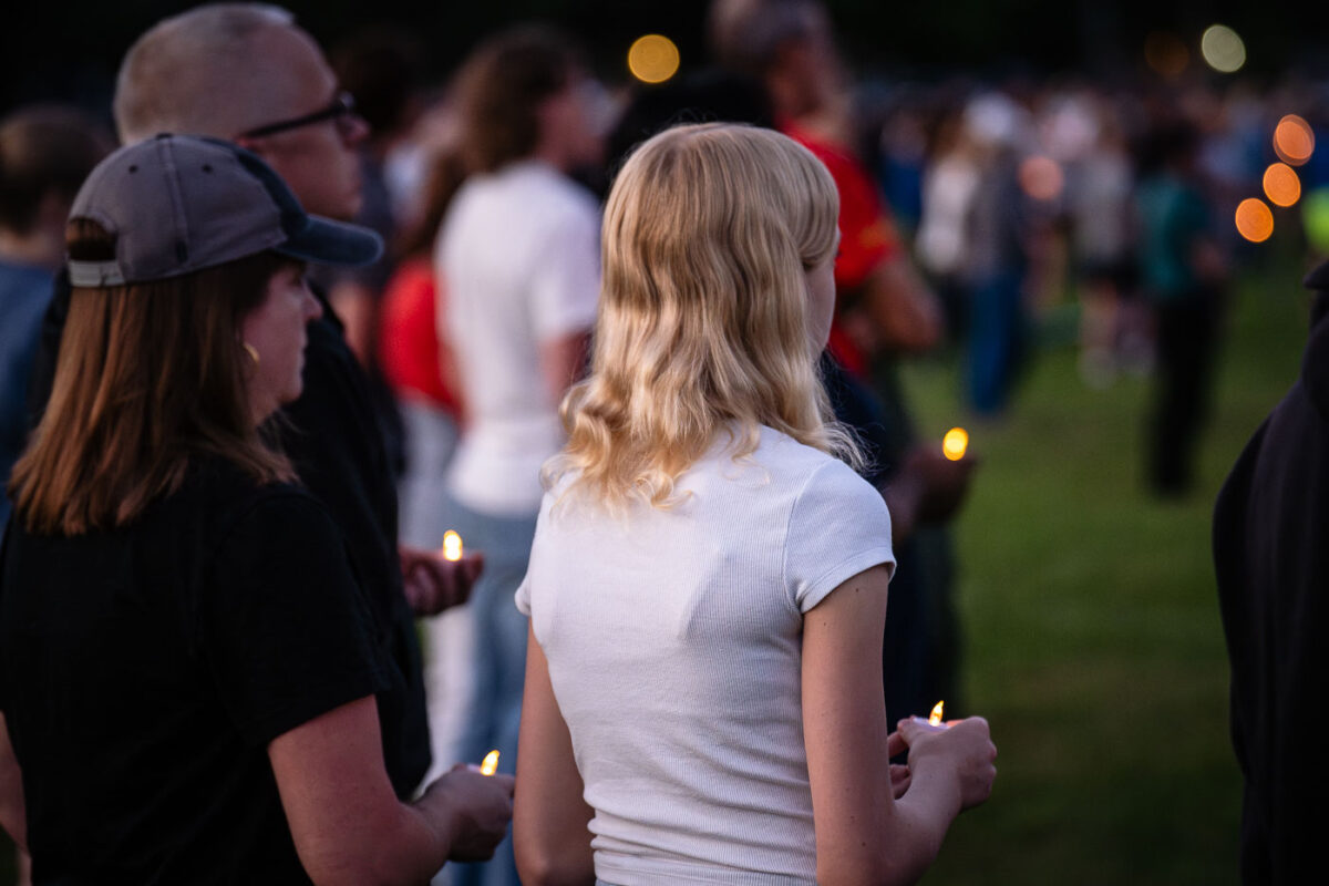 The Minneapolis community gathered at Lynnhurst Park last night for a vigil following the mass shooting at Annunciation School and Church earlier in the morning. 2 children were killed and 17 others injured. The crowd heard from speakers ranging from the Minnesota Attorney General, Minneapolis Mayor and City Council Members, and Congresswomen.