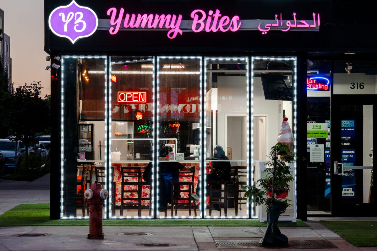 Customers inside Yummy Bites Coffee Shop Minneapolis