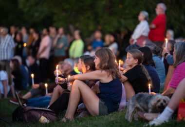 The Minneapolis community gathered at Lynnhurst Park last night for a vigil following the mass shooting at Annunciation School and Church earlier in the morning. 2 children were killed and 17 others injured. The crowd heard from speakers ranging from the Minnesota Attorney General, Minneapolis Mayor and City Council Members, and Congresswomen.