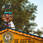 A cookie at the top of Sweet Martha's Cookie Jar at the Minnesota State Fair. Not sure if this is new or if I never noticed this before?