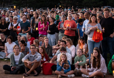 The Minneapolis community gathered at Lynnhurst Park last night for a vigil following the mass shooting at Annunciation School and Church earlier in the morning. 2 children were killed and 17 others injured. The crowd heard from speakers ranging from the Minnesota Attorney General, Minneapolis Mayor and City Council Members, and Congresswomen.