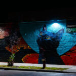 A new mural by Gulsan Osman on Lake Street in Minneapolis.
