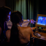 Video games at a Sexy Nerds dance party at The Green Room in Uptown Minneapolis in September 2025.