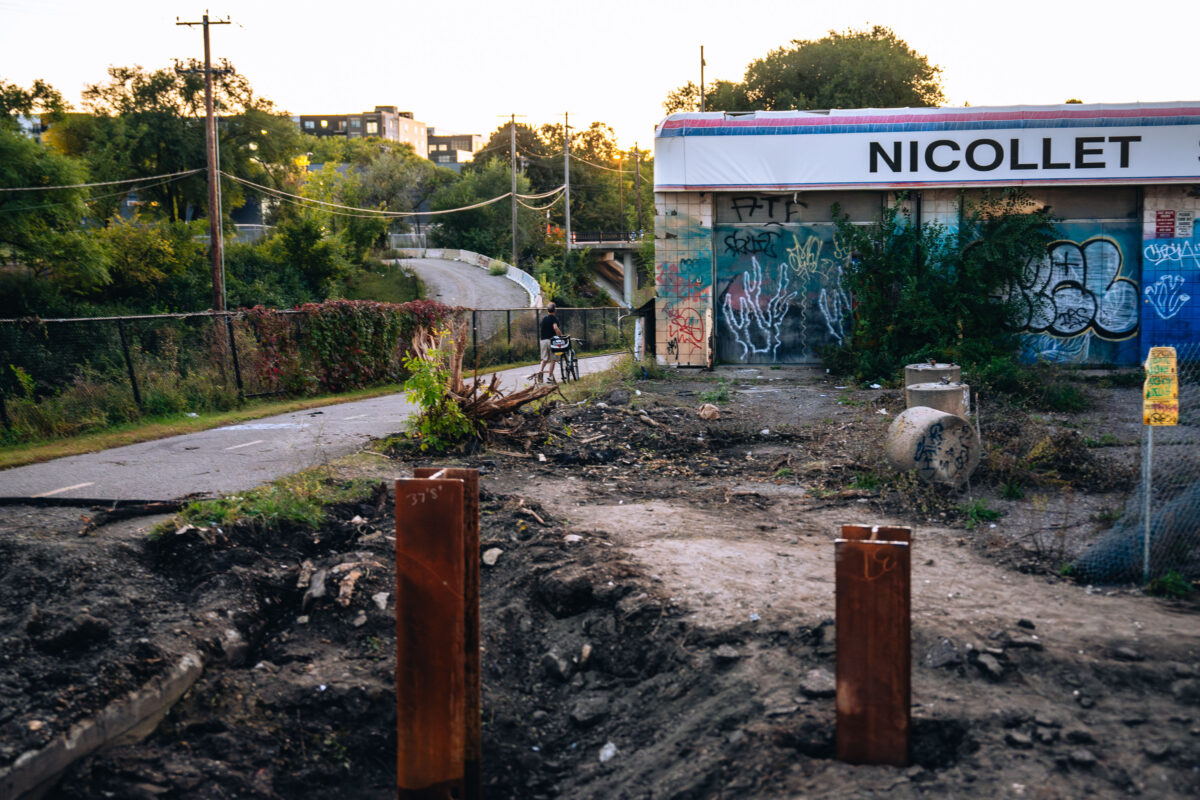 Midtown Greenway and Nicollet Ave Construction