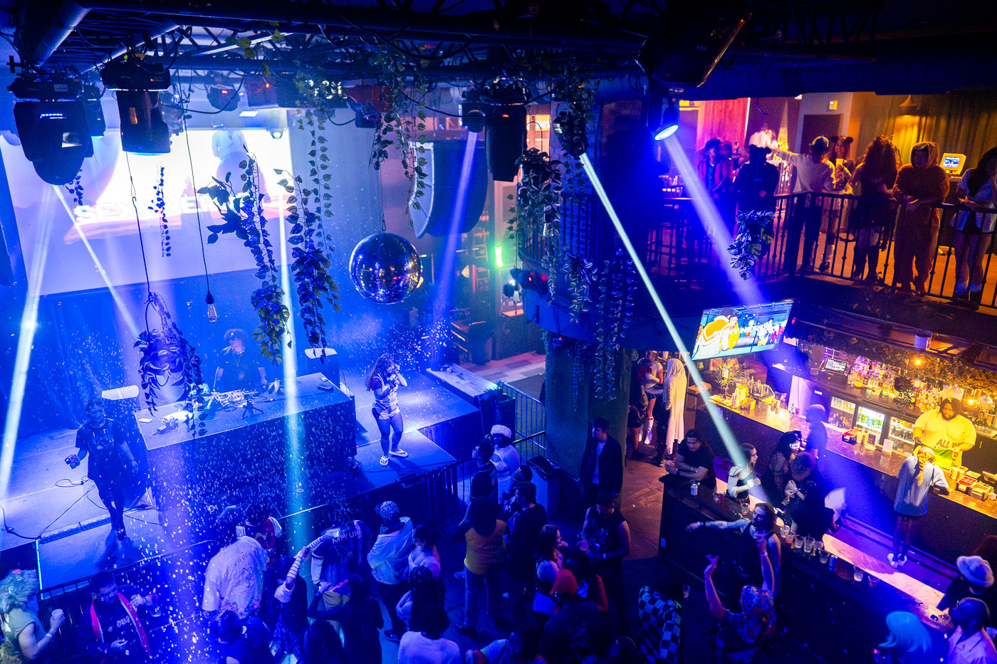 Sexy Nerds dance floor in Minneapolis