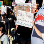 Thousands protest in Downtown Minneapolis on Saturday October 18, 2025 as part of nationwide “No Kings!” protest.