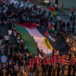 On the 2nd anniversary of the October 7th attacks in Israel, organizers of a march through Downtown Minneapolis say “Two years on, end the genocide!”.