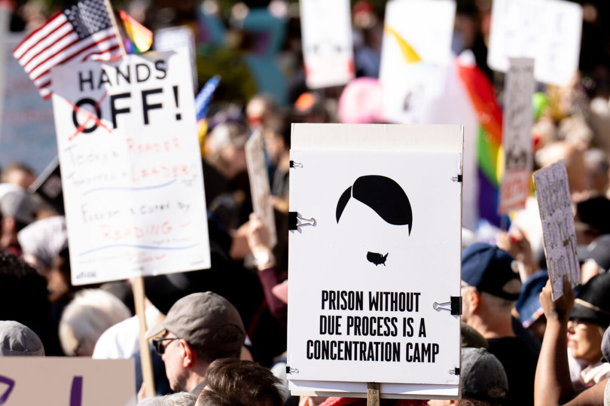 Concentration Camp Sign No Kings Minneapolis