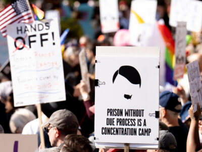 Concentration Camp Sign No Kings Minneapolis