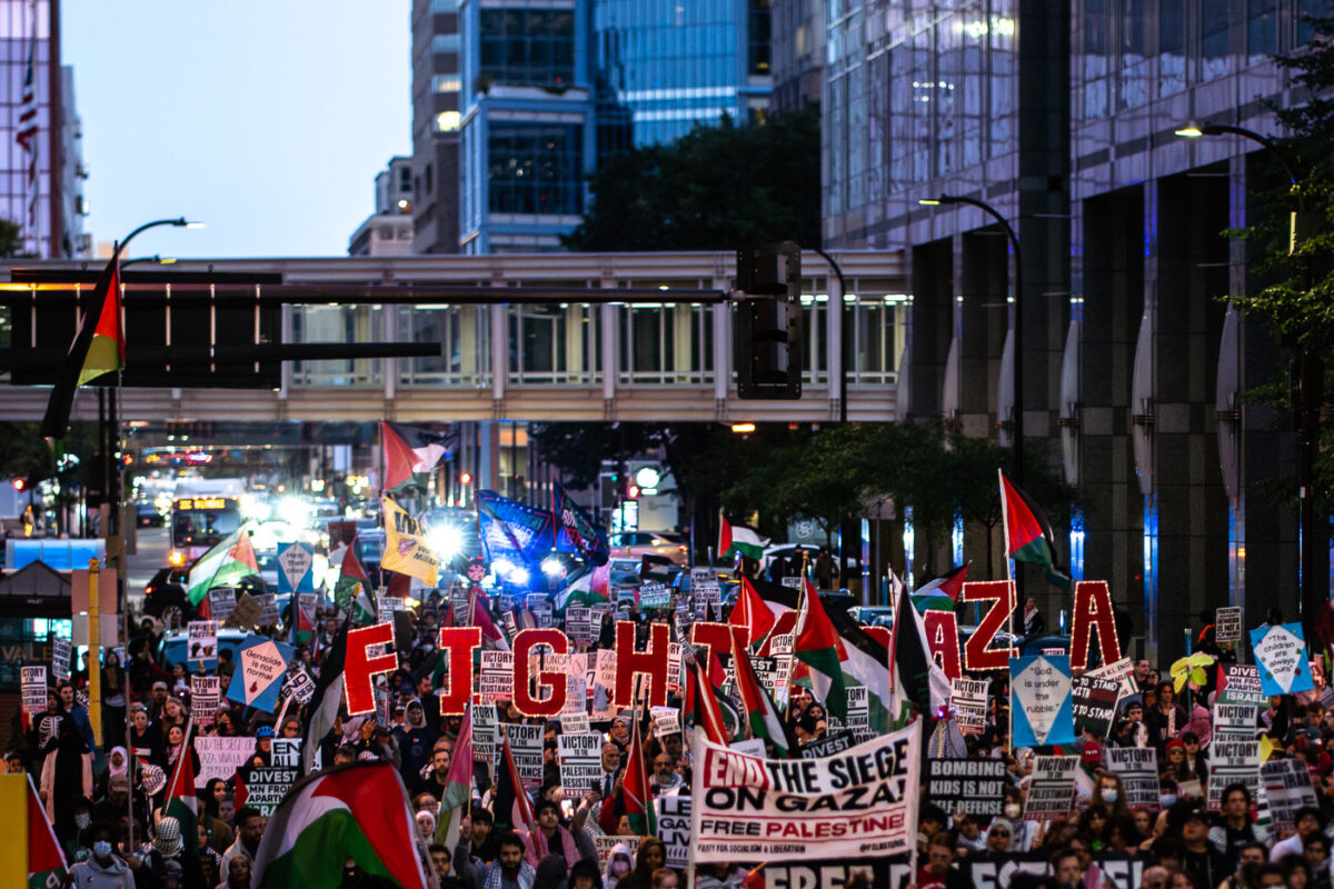 Fight 4 Gaza March Through Minneapolis