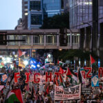 On the 2nd anniversary of the October 7th attacks in Israel, organizers of a march through Downtown Minneapolis say “Two years on, end the genocide!”.