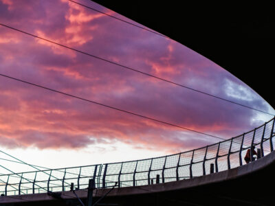 Gorgeous Sunset at Martin Olav Sabo Bridge