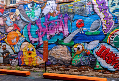 A mural by Shane Anderson in Minneapolis with a Martin Luther King quote that reads "Hate cannot drive out hate; only love can do that".