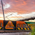 Siemens Type III S700 with Light Rail Happening Now testing wrap. The train car will be part of the new Southwest LRT Green Line Extension set to open in 2017.
