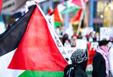On the 2nd anniversary of the October 7th attacks in Israel, organizers of a march through Downtown Minneapolis say “Two years on, end the genocide!”.