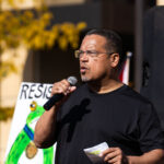 Minnesota Attorney General Keith Ellison No Kings Minneapolis 3 Minnesota Attorney General Keith Ellison speaks at No Kings Minneapolis.Thousands protest in Downtown Minneapolis on Saturday October 18, 2025 as part of nationwide “No Kings!” protest.