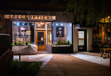 Specs Optical storefront on Hennepin Avenue in Uptown Minneapolis.