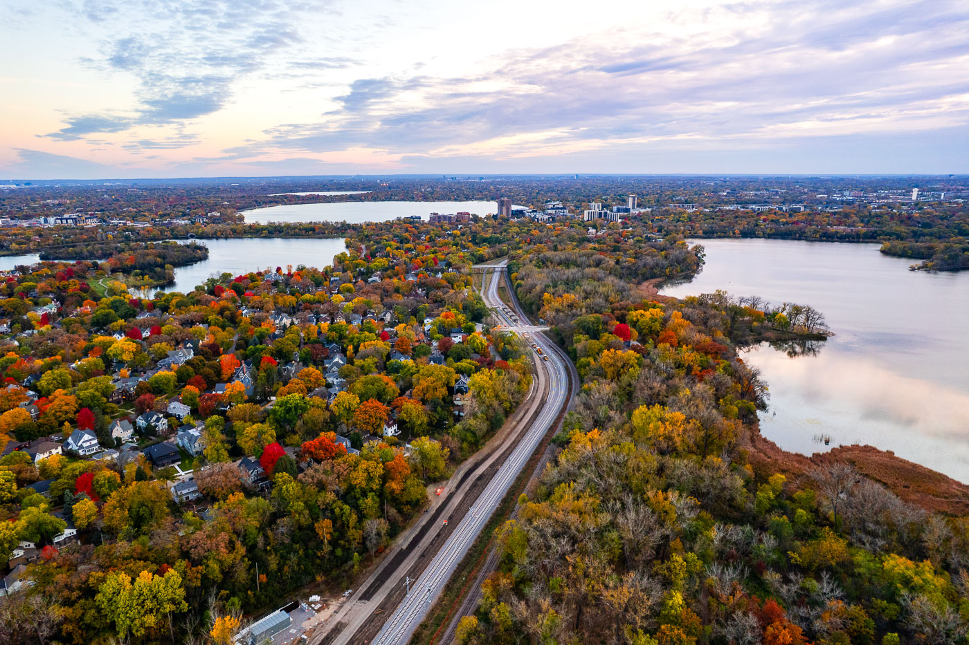 The Lakes around Cedar Lake Trail LRT