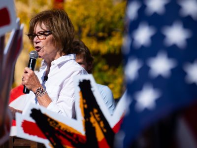 US Senator Tina Smith at No Kings Minneapolis