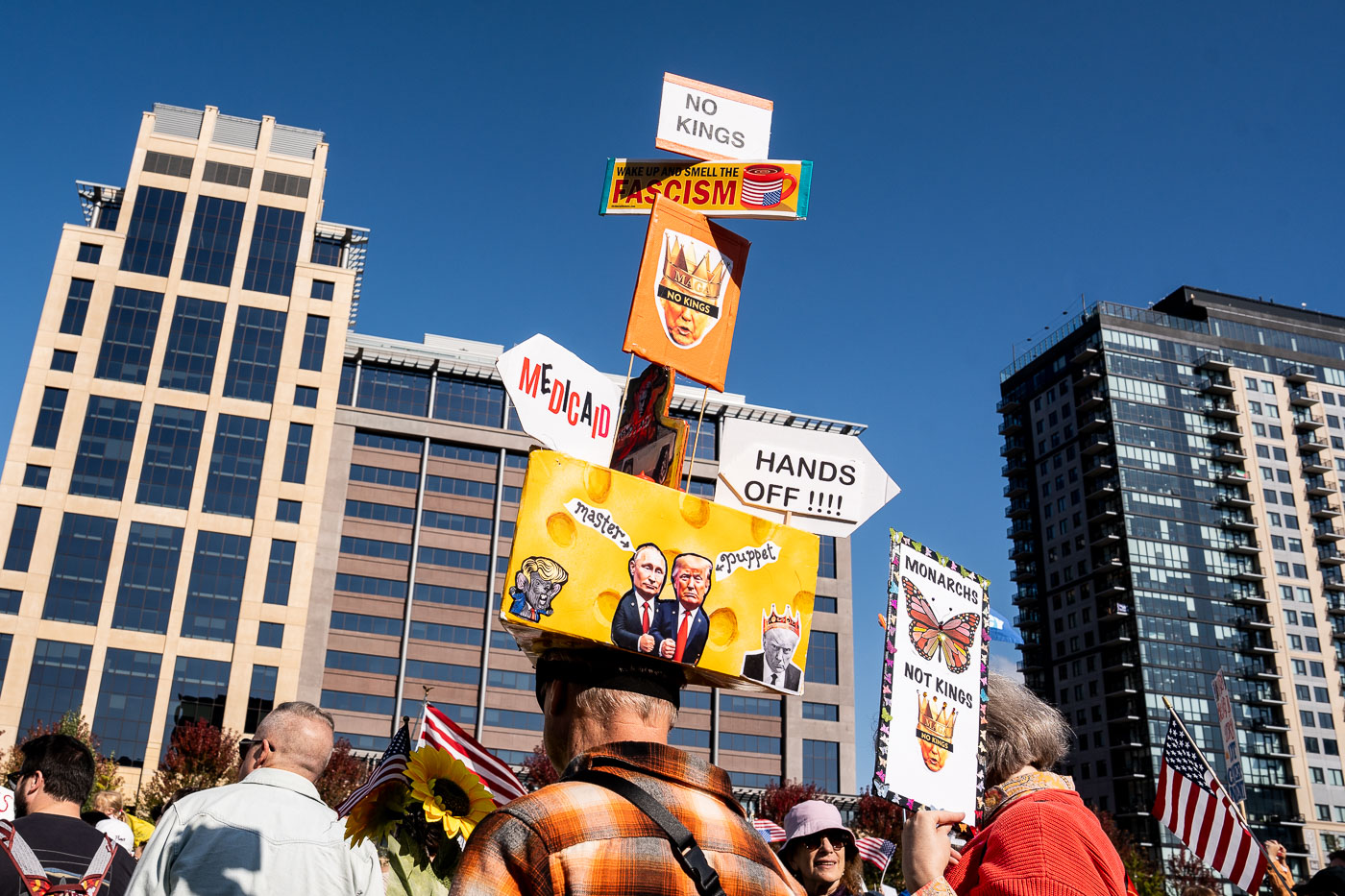 Wake Up Smell The Fascism No Kings Minneapolis