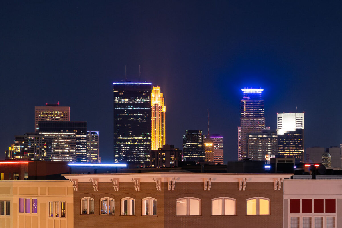 Downtown Minneapolis Skyline from Uptown