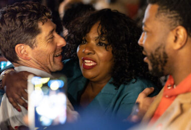 Minneapolis Mayor Jacob Frey embraces City Council Member LaTrisha Vetaw during his 2025 election night gathering, where he stopped short of declaring victory but pledged to “stand up against Donald Trump on a national level.” This marks the city’s second mayoral election since the murder of George Floyd in 2020—a reminder of how Minneapolis remains at the center of national conversations on justice, governance, and reform.