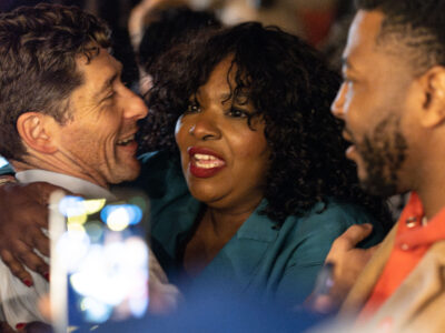 LaTrisha Vetaw and Jacob Frey on Election Night