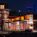 West Lake Street Station is part of the Southwest Light Rail Transit (Green Line Extension), an extension of Meto Transit's Green Line LRT.