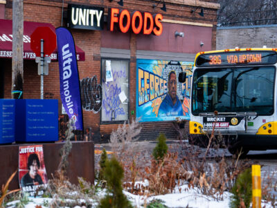 Metro Transit Bus at George Floyd Square, Minneapolis