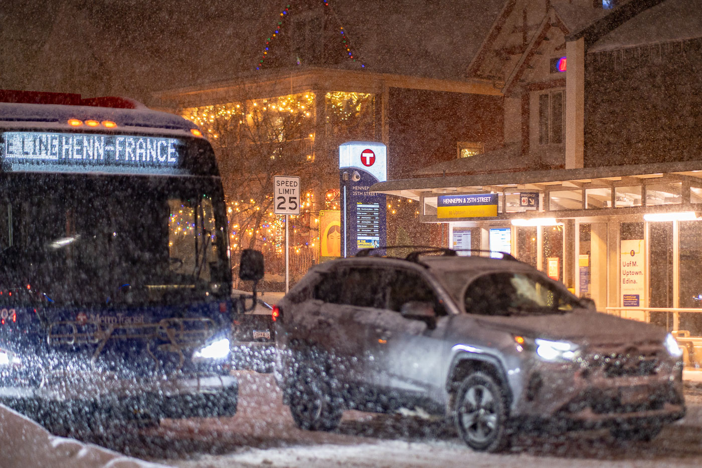 Metro Transit E Line on Hennepin Avenue