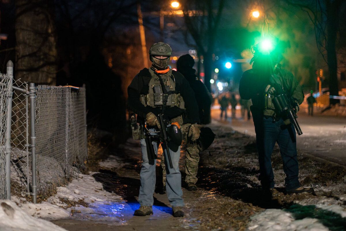 NOW in Minneapolis: On the one week anniversary of Renee Good being shot and killed by an ICE agent in South Minneapolis, reports say a federal officer shot a man in North Minneapolis. Images from North Minneapolis where ICE agents are currently blocking off parts of the neigborhood and continue to shoot less lethal weapons, tear gas and pepper spray.