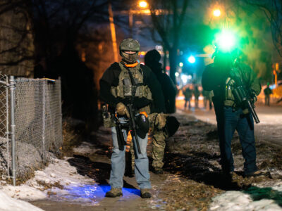 Federal Officers in North Minneapolis During Operation Metro Surge