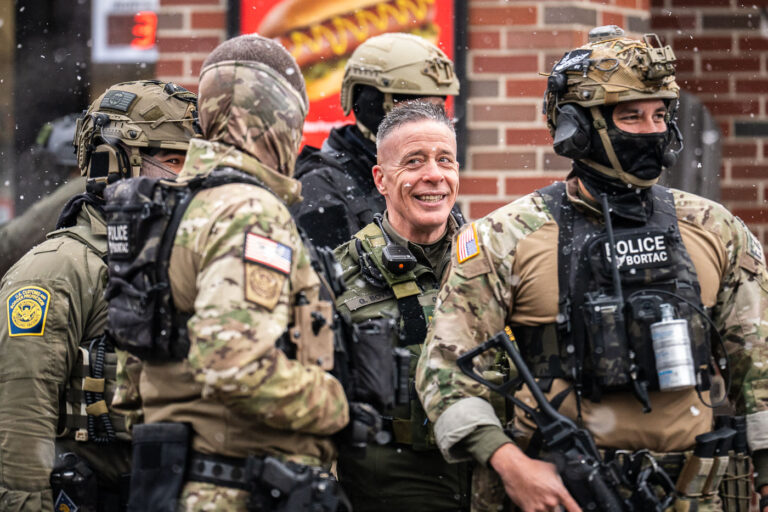 Border Commander Greg Bovino with BORTAC in South Minneapolis 4 Border Patrol Commander Greg Bovino, center, is pictured with members of the Border Patrol Tactical Unit (BORTAC) in South Minneapolis. The presence of federal agents, including BORTAC, in an urban environment like Minneapolis is often in response to specific operations or investigations. BORTAC is a specialized unit within Customs and Border Protection (CBP) that provides a tactical response capability for border security and immigration enforcement.