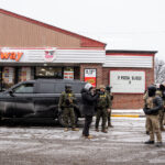 Border Patrol BORTAC Photo Shoot 1 Border Patrol agents do a photo shoot at a Speedway gas station with Commander Greg Bovino on January 21, 2026 in Minneapolis.