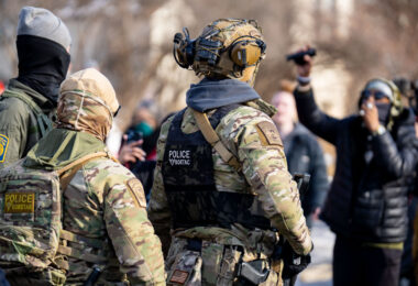 Federal agents ram a man's vehicle and demand identification at Park Avenue and 35th Street in Minneapolis on January 12, 2026. The Latino man says he was let go once they realized he was a US citizen. While doing so, a crowd as well as more officers continued to arrive before releasing tear gas and pepper spraying members of the media and their cameras.

Park and 35th Street is 2 blocks away from where ICE agents shot and killed Renee Good on January 7, 2026.