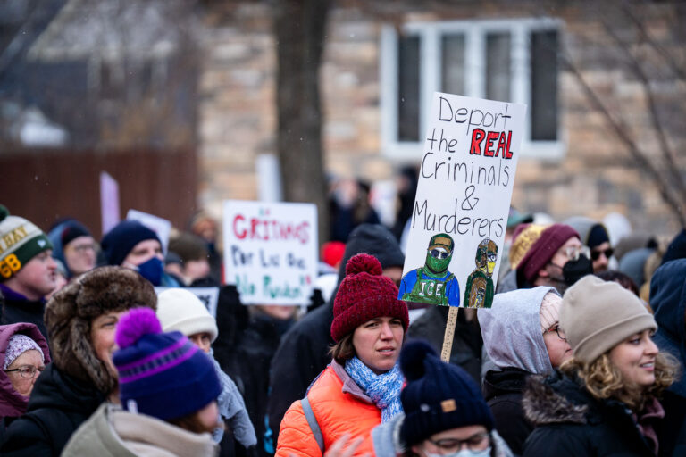 Deport The Real Criminals, Minneapolis ICE Protest 3 Thousands march through South Minneapolis tonight protesting the actions of the thousands of ICE agents that have descended upon the city in the last month.