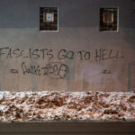 Fascists Go To Hell FUCK ICE Graffiti 2 Graffiti seen on Lake Street in Minneapolis following the killing of Renee Good by an ICE agent.