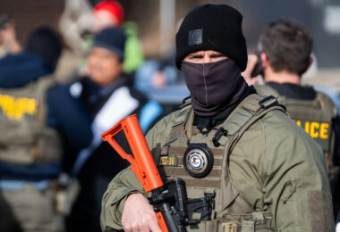 Federal agents ram a man's vehicle and demand identification at Park Avenue and 35th Street in Minneapolis on January 12, 2026. The Latino man says he was let go once they realized he was a US citizen. While doing so, a crowd as well as more officers continued to arrive before releasing tear gas and pepper spraying members of the media and their cameras.

Park and 35th Street is 2 blocks away from where ICE agents shot and killed Renee Good on January 7, 2026.