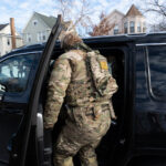 Federal agents leave the area, Minneapolis 4 Federal agents ram a man's vehicle and demand identification at Park Avenue and 35th Street in Minneapolis on January 12, 2026. The Latino man says he was let go once they realized he was a US citizen. While doing so, a crowd as well as more officers continued to arrive before releasing tear gas and pepper spraying members of the media and their cameras.Park and 35th Street is 2 blocks away from where ICE agents shot and killed Renee Good on January 7, 2026.