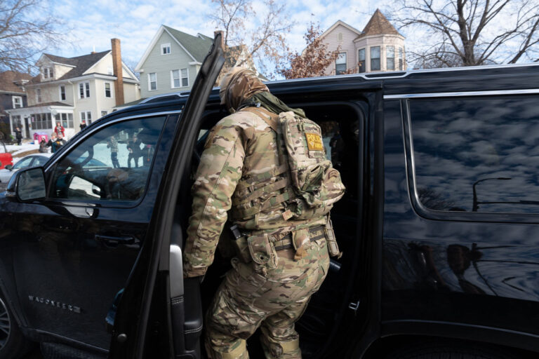 Federal agents leave the area, Minneapolis 3 Federal agents ram a man's vehicle and demand identification at Park Avenue and 35th Street in Minneapolis on January 12, 2026. The Latino man says he was let go once they realized he was a US citizen. While doing so, a crowd as well as more officers continued to arrive before releasing tear gas and pepper spraying members of the media and their cameras.Park and 35th Street is 2 blocks away from where ICE agents shot and killed Renee Good on January 7, 2026.