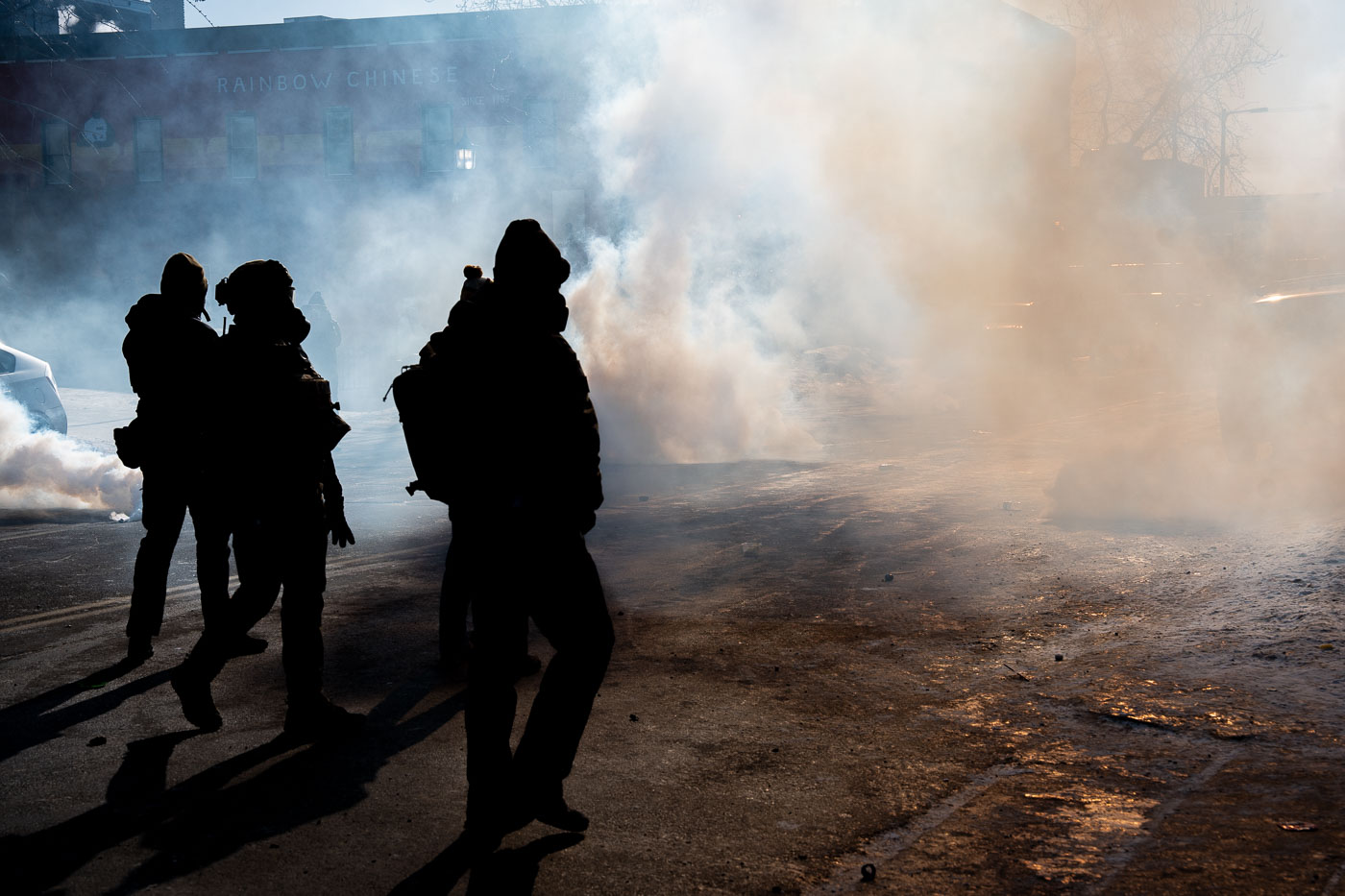 Federal Agents Toss Tear Gas at Protesters, Minneapolis