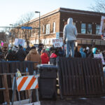 GTFO ICE Street Barricades, Minneapolis 3 Tonight on Nicollet Avenue where Alex Pretti was killed by Border Patrol officers this morning. This is the second person killed and third person shot by federal agents in Minneapolis this month.
